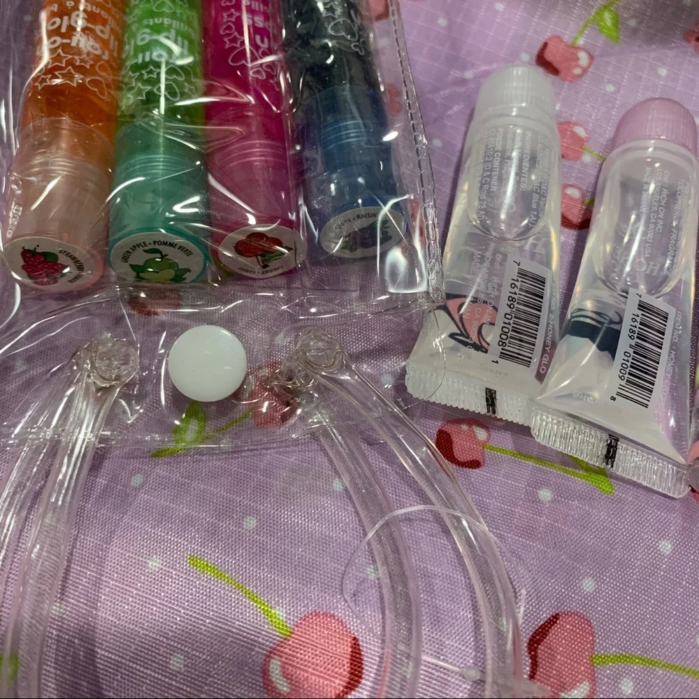 Set of 8 Clear Lip Glosses